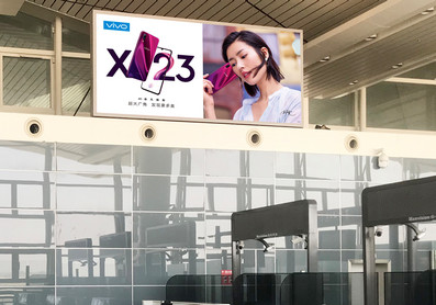 淮安機場國際二樓候機大廳燈箱廣告