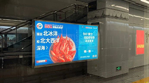 南寧地鐵廣告牌價格多少錢？食品生鮮南寧地鐵燈箱廣告案例