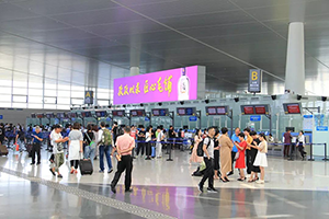 溫州機場最大LED大屏廣告在哪里？溫州機場廣告牌價格多少錢？